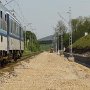 Příprava železničního spodku mezi Rokycanami a Klabavou